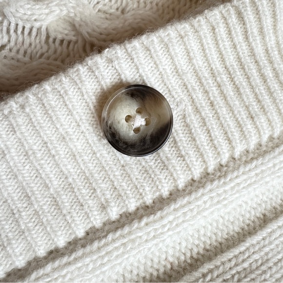 Gant wool cashmere oversized cable sweater - Picture 7 of 16